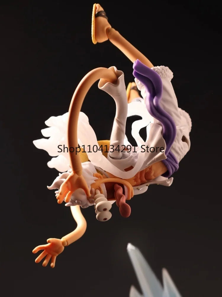 In Stock Original Bandai S.H.Figuarts S.H.Figuarts Anime Monkey D Luffy Gear 5 Nika One Piece Action Figure Pvc Model Toys Gifts