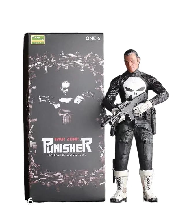 Spot SaleVerrückte Spielzeuge 1:6 War Zone Punisher PVC Action-Sammelfigur Mol Spielzeug 12 Zoll 30cmAuf Lager