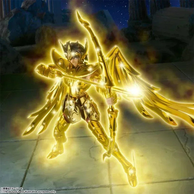 Bandai Saint Seiya Saint Cloth Myth EX Sagittarius Aiolos Revival Edition Baby Athena Anime Action Figure Model Toy in Stock