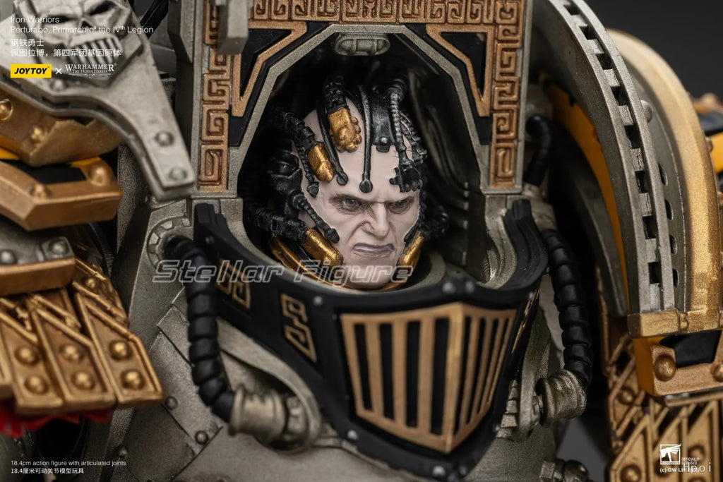 【SF】JOYTOY 1/18 Action Figure Lron Warriors Perturabo Primarch of The Lvn Legion Model Toys Gifts Collection Ornaments