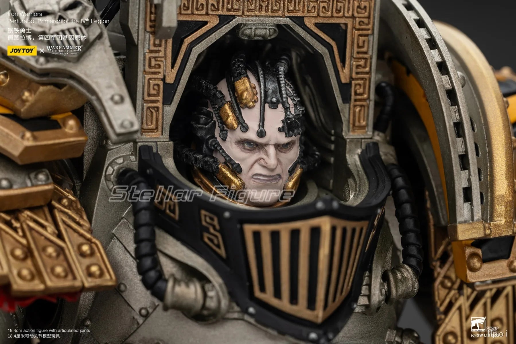 【SF】JOYTOY 1/18 Action Figure Lron Warriors Perturabo Primarch of The Lvn Legion Model Toys Gifts Collection Ornaments