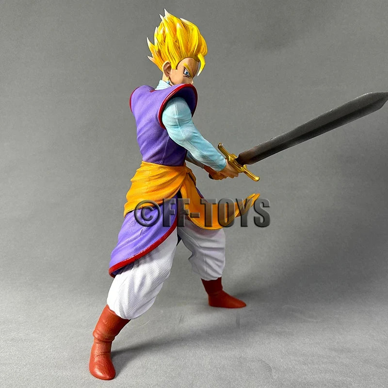 In Stock Anime Dragon Ball Traje Gohan Figure Gohan Figurine 29CM PVC Action Figures Collection Model Toys for Children GiftS