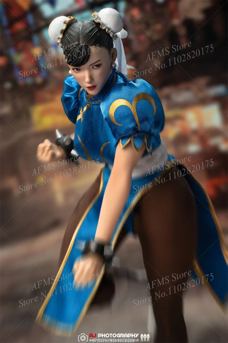 In stock STAR MAN MS-008 1/6 Women Soldier Chun-Li Classic Fighter Girl Fighting Girl 12Inch Full Set Action Figure Body Dolls