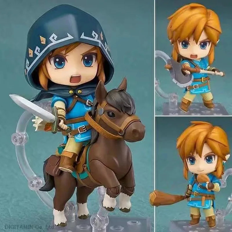 The Legend Of Zelda Breath Of The Wild Ver. 733 733-DX Link Action Figure 10cm Mini PVC Figurine Of Zelda Pvc Figure Statue Mode