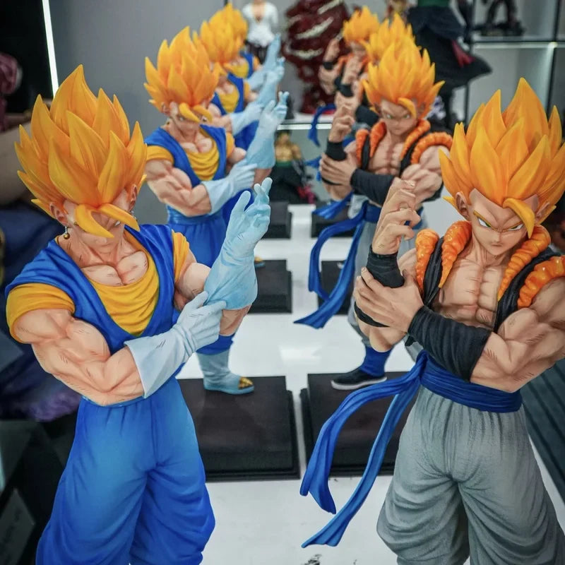 50cm Dragon Ball 2% Vegito Gogeta standing position JT Studio Son Goku Vegeta Anime Figure Statue Desktop Decoration Gift