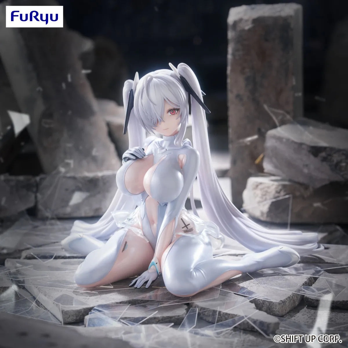 Original Genuine FuRyu Prepainted Noodle Stopper Figure Goddess of Victory: Nikke Cinderella Game Character Figure Decoration