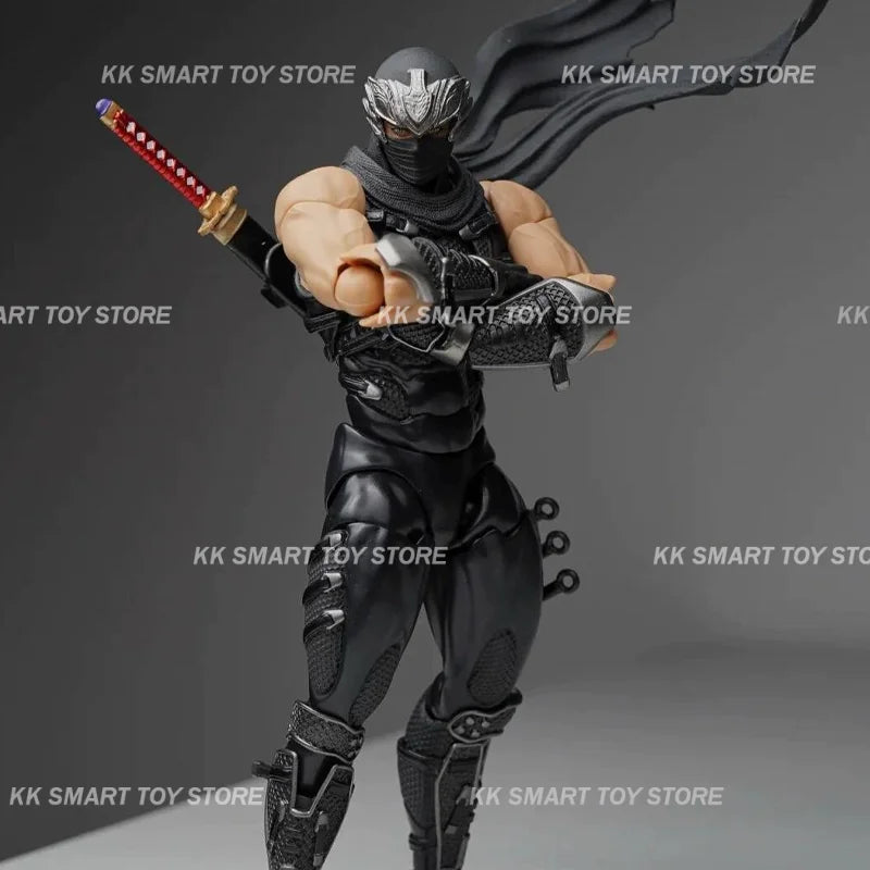 New AC Factory Ryu Hayabusa Kaiyodo Revoltech Amazing Yamaguchi Ninja Gaiden Ryu Hayabusa Action Figure Ko Models Custom toys