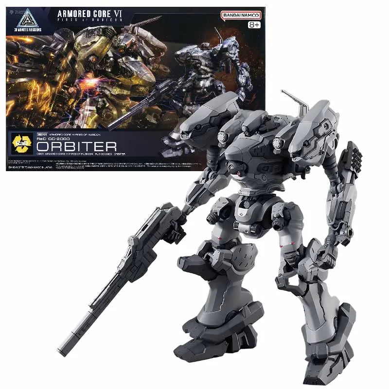 Bandai Original Gundam 30MM Series ARMORED GORE ORBITER STEEL HAZE WEAPON SET Anime Action Figure Assembly Model Toys