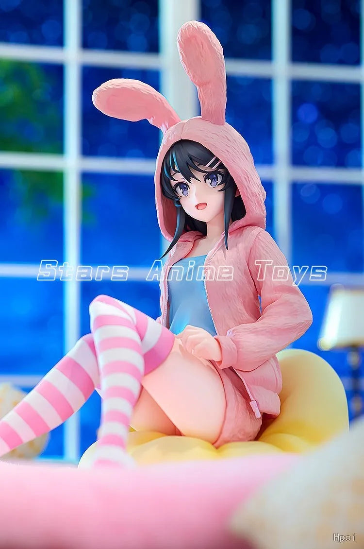 Original KADOKAWA KDcolle ‌Rascal Does Not Dream of Bunny Girl Senpai‌ Sakurajima Mai Rabbit Ear Jacket Animation Figure