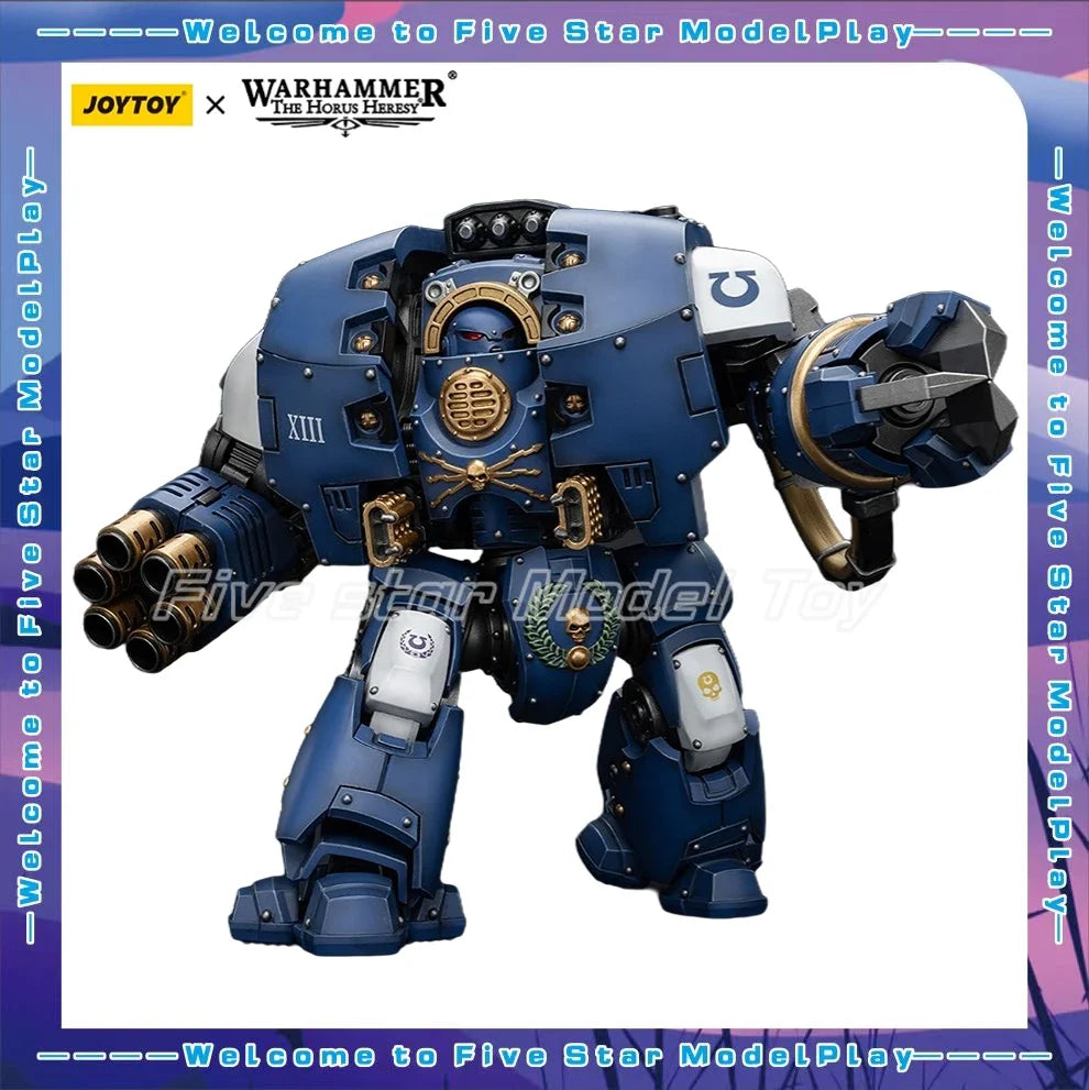 【FS】JOYTOY Warhammer 40K Scale 1/18 Action Figures Ultramarines Leviathan Dreadnought Models Toys Gifts