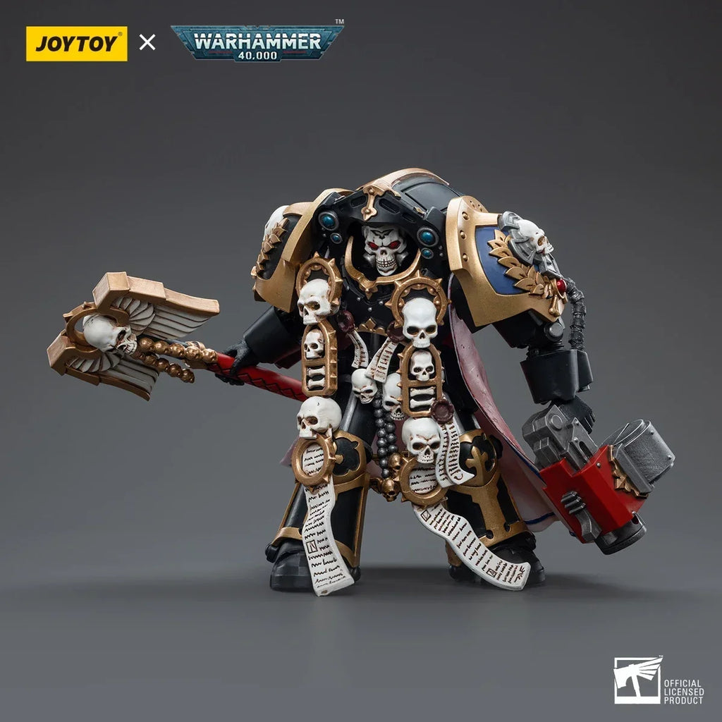 JOYTOY  40K Ultramarines Terminator Chaplain Brother Vaniu 1:18 Action Figure,Collection Model Toys Gift for Adults