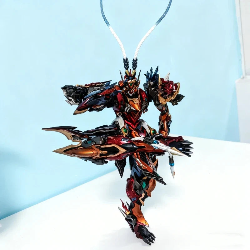 Motor Nuclear 1/72 Monkey King Son Goku Assembly Model Kit Action Figure Painted Mecha With Effect Part Collectable Toy Boy Gift