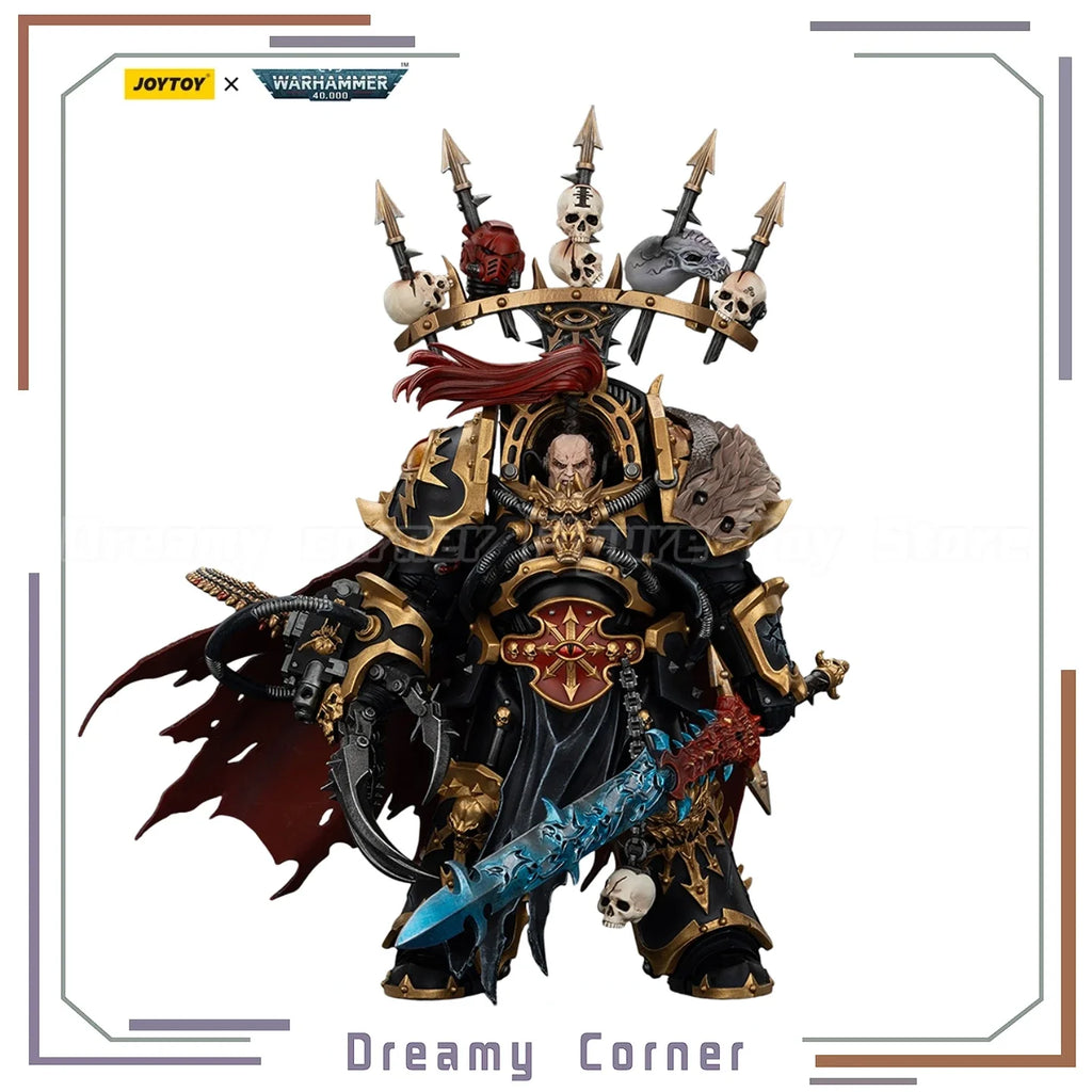 【Pre-sale】Original JOYTOY Warhammer 40K Black Legion Abaddon The Despoiler with Drach'nyen 1/18 Action Figure Model Collection