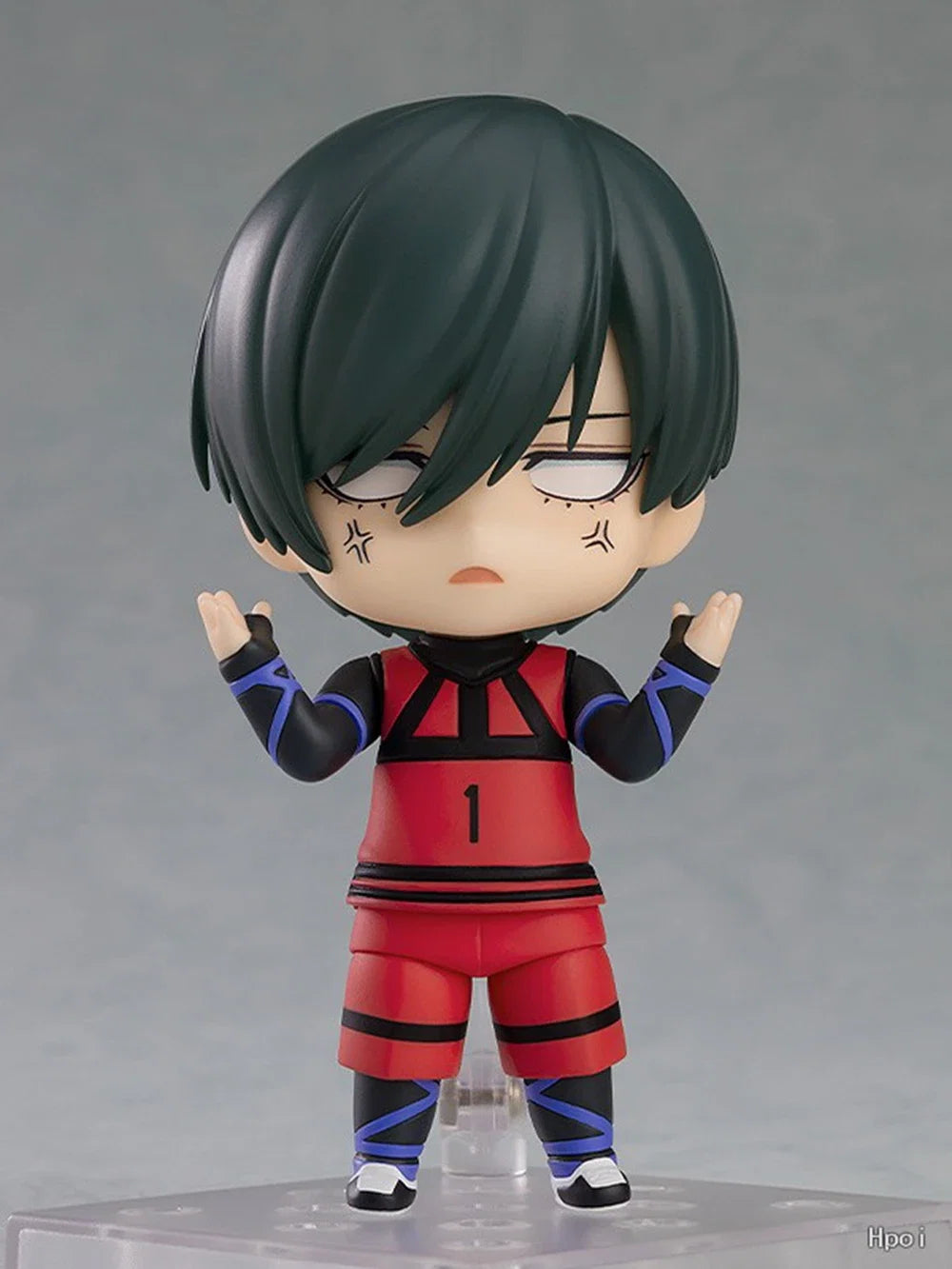 10cm BLUE LOCK Anime Rin Itoshi Figure Nagi Seish Q Version Action Statue Chigiri Hyoma Collection Ornaments Model Gift Toys pvc