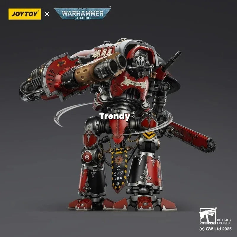 【Pre-sell】JOYTOY Hammer 40K Action Figure Scale 1/18th Imperial Knight Raven Family Ranger Knight Statue Model.