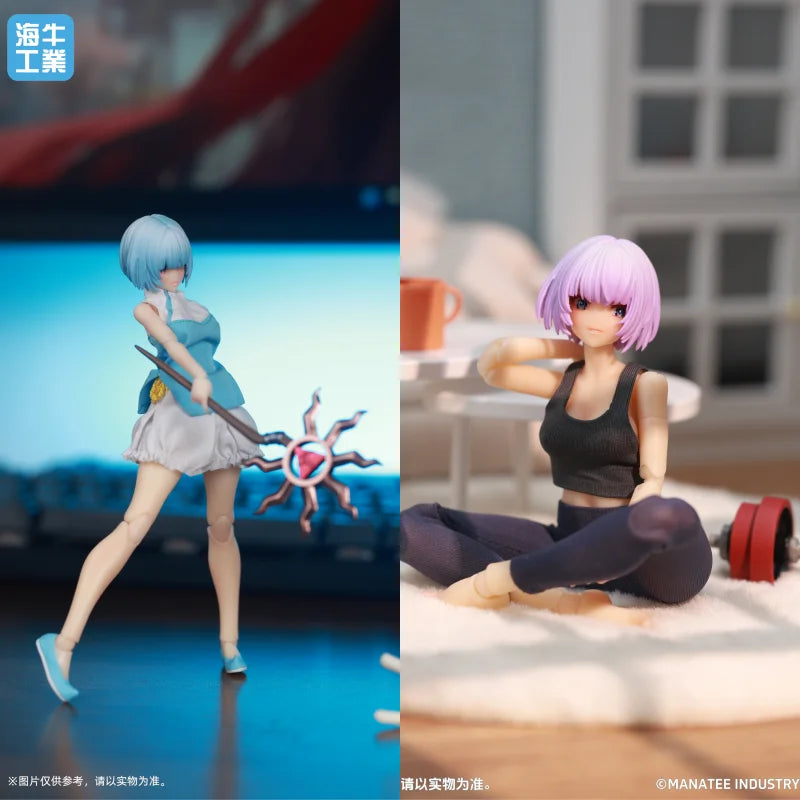 IN STOCK MANATEE INDUSTRY 1/12 Scale Collectible Figure Inanna Lively Cute Yoga Sports Girl 6Inch Women Soldier Action Model Toy