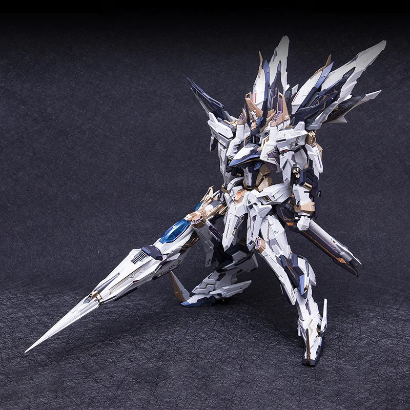 SNNA PMD AURORA MG 1/100 Imperial Dawn Knight Troops Alloy Die Casting Frame Assembled Mobile Suit Kit Anime Action Figures Doll