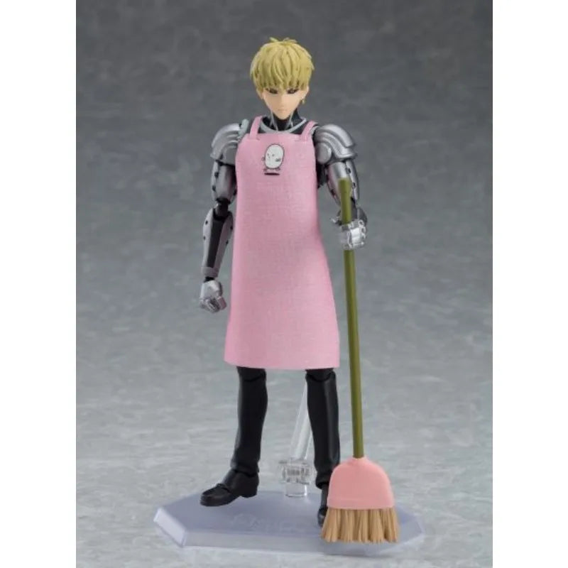 Max Factory Figma #455 Genos Figure-145mm Movable Doll One Punch Man Series ABS/PVC Material All-Ages Collectible Anime Figurine