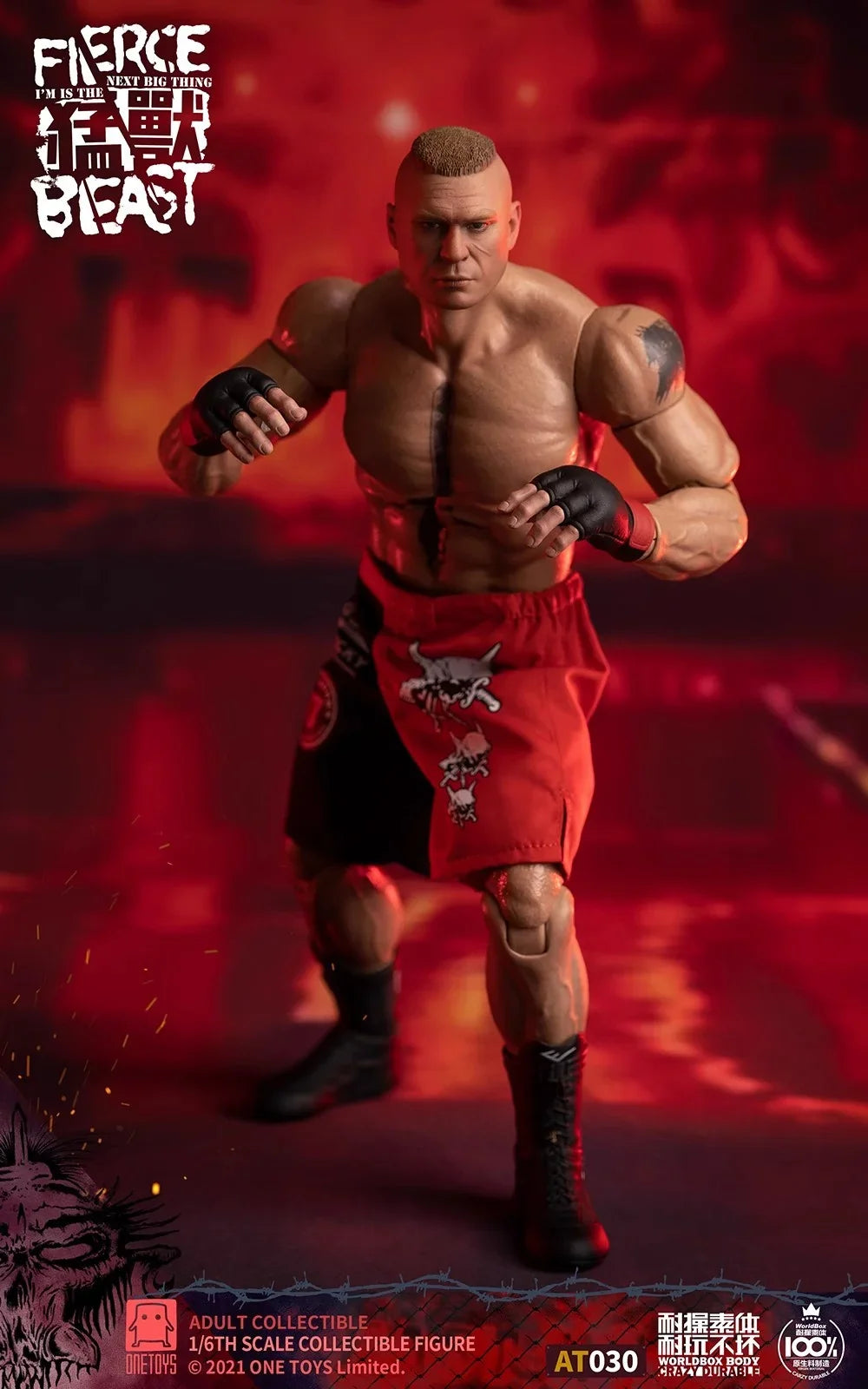 OneToys OT013 1/6 Scale Male Soldier Double Champion The Beast Incarnate Brock Lesnar Full Set 12" Action Figure Model Doll Toys