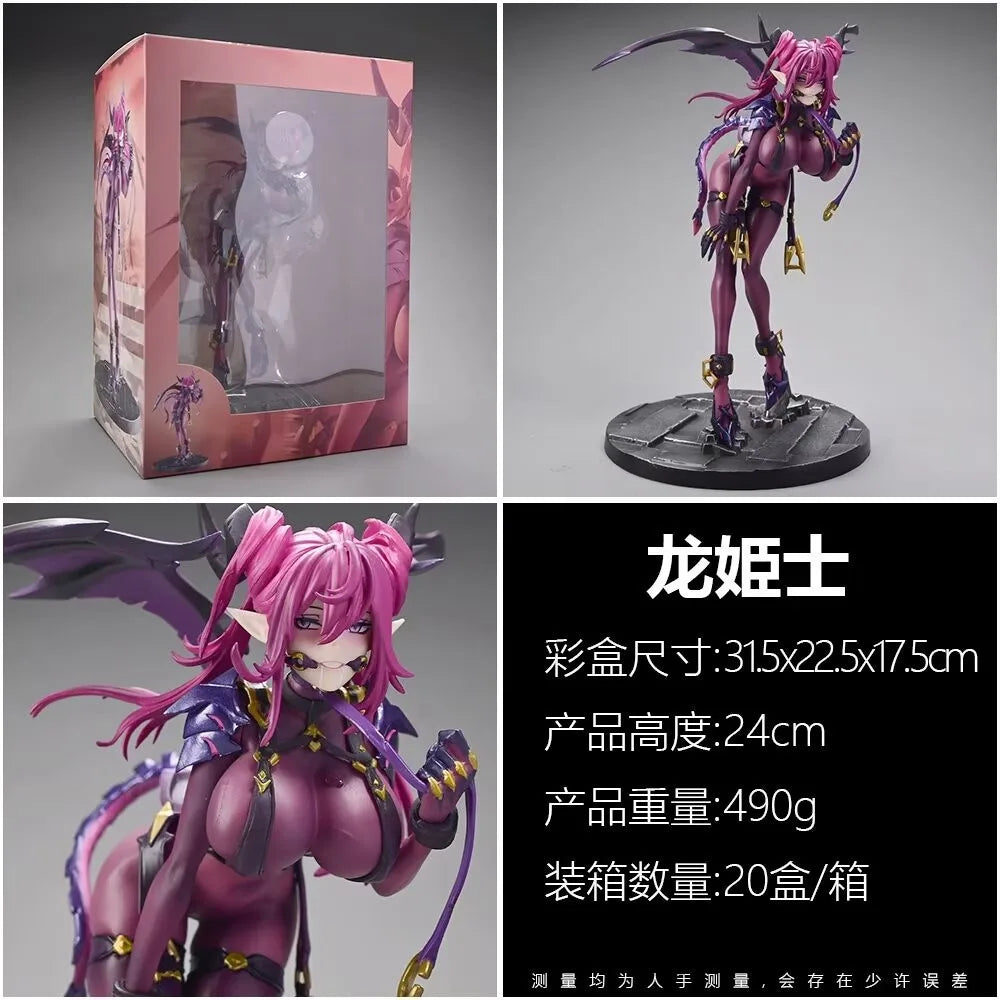 Sexy Anime Figure Longjishi Kelidisi Adult Model Statue Desktop Decor Demon Girl Collectible Boy Gift