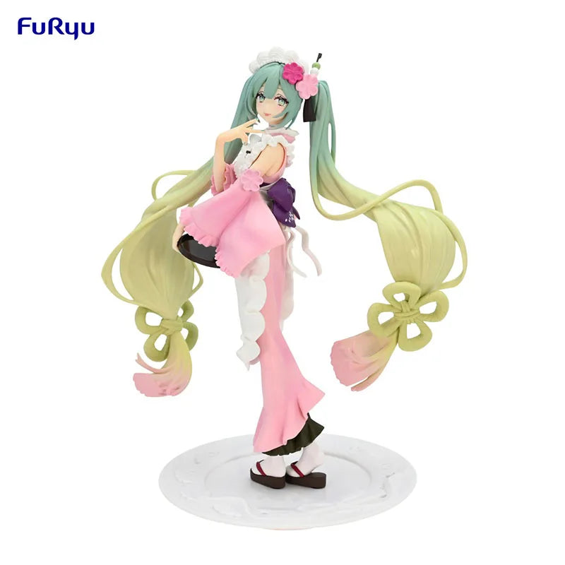 In Stock FuRyu SEGA TAiTO Hatsune Miku PVC Series Hatsune Miku Doll 14-18CM Anime Action Figures Model Collection Toy