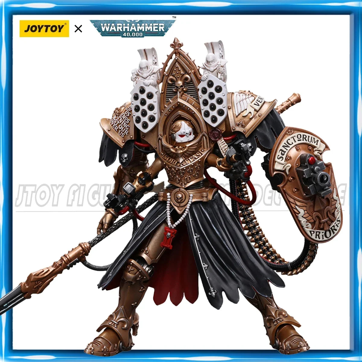 JOYTOY Warhammer 40K 1/18 Action Figure Adepta Sororitas Abbess Sanctorum Morvenn Vahl Anime figures Toys Collection