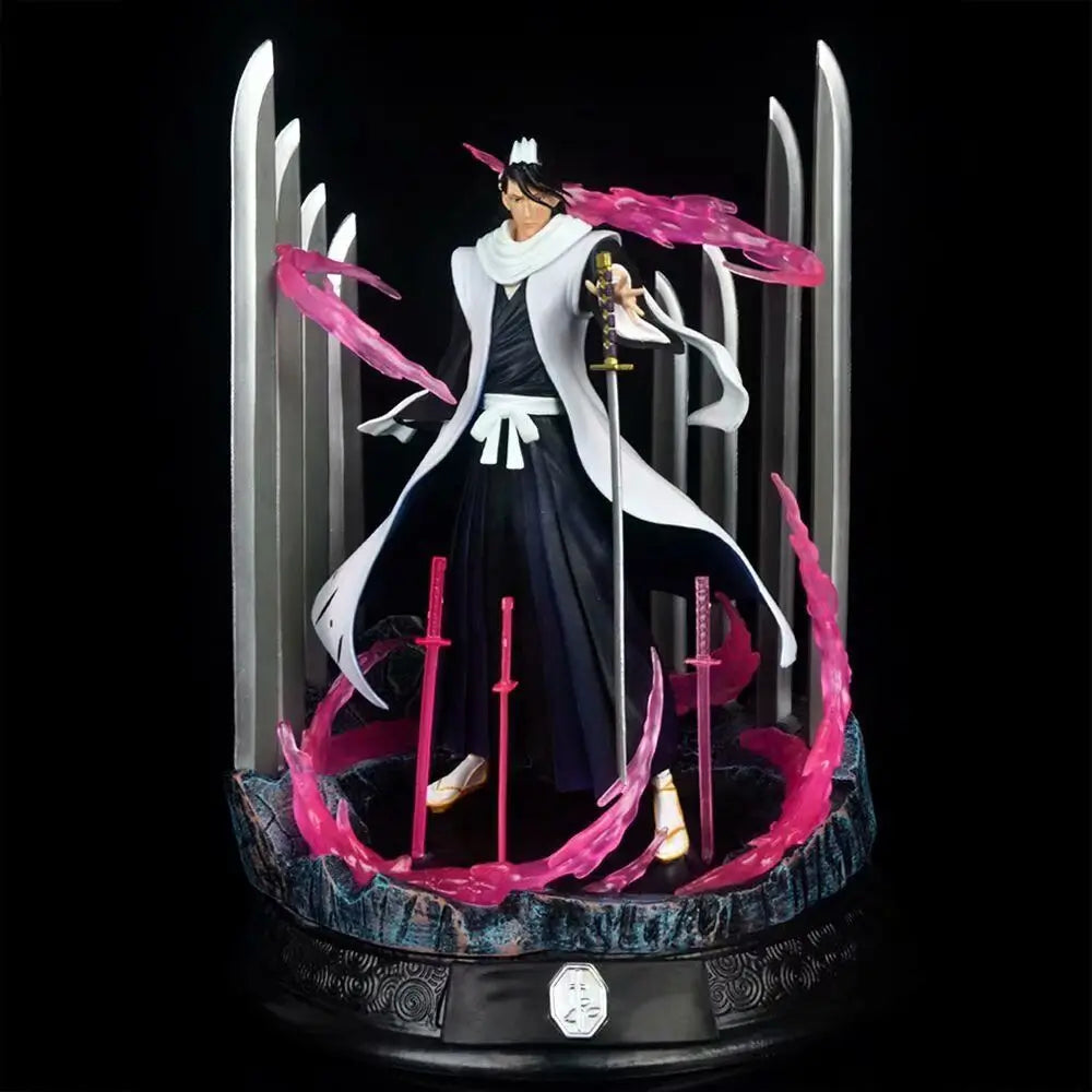 Bleach Anime Figures Gk Kuchiki Byakuya Ichigo Neliel Model Doll Figurine 32cm Pvc Action Figure Decor Statue Collectible Toy Gi