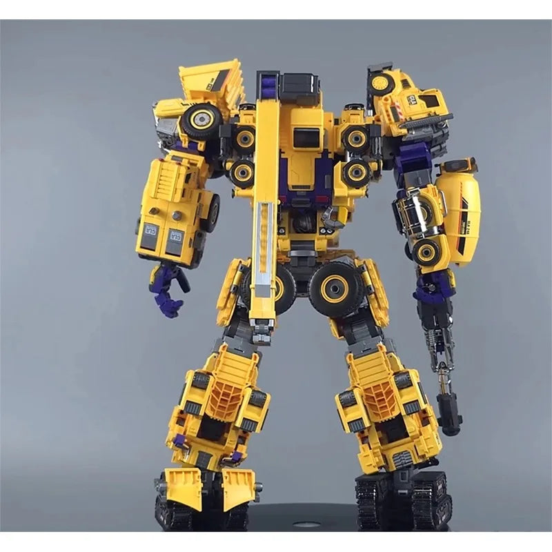 Mechanical Invasion GLA01-06Y Creation God Big S Lishen Yellow Version Set Combination Transformation Toy Gift