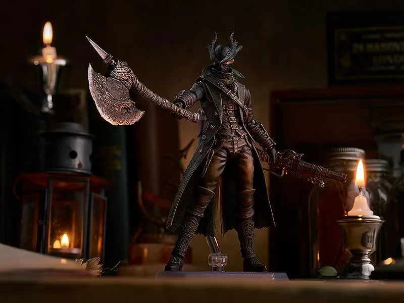 In Stock Original Max Factory Figma#367-DX BloodBorne The Old Hunter Anime Figure PVC Collectible Model Toy Ornaments Desktop