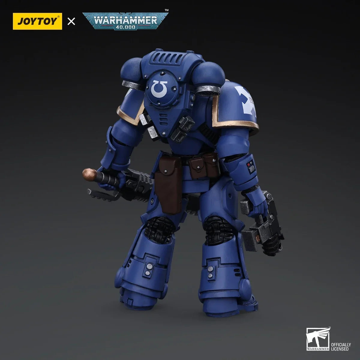 In Stock JOYTOY Warhammer 40K Motorcycle Space Marines Ultramarines Outriders Brother Catonus Action Figure Model Toy Dolls
