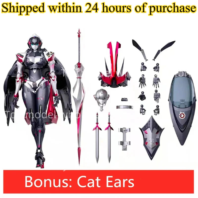 BigFirebird Build Transformation EX-01PLUS EX01 EX-01 Arcee Nicee MOOKA MOCHA Mobile Suit Girl Alloy Model Action Figure Toy