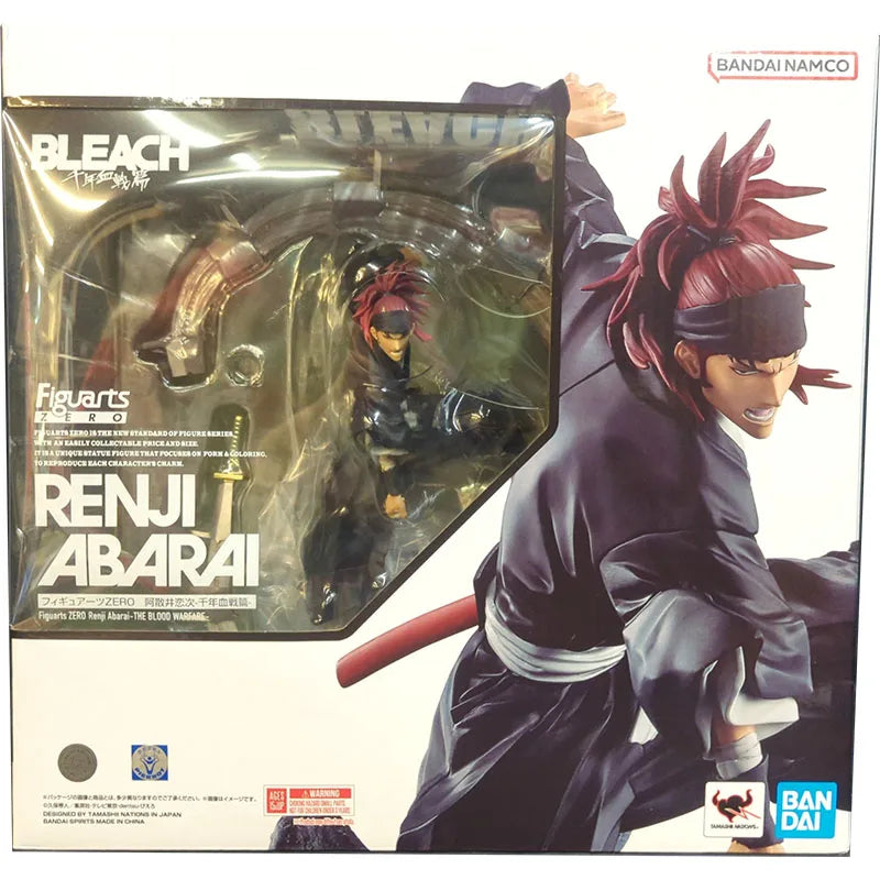 Bandai Bleach Anime Figure Figuarts ZERO Abarai Renji Collectibles Model Action Figures Ornaments Toys For Boys Gift
