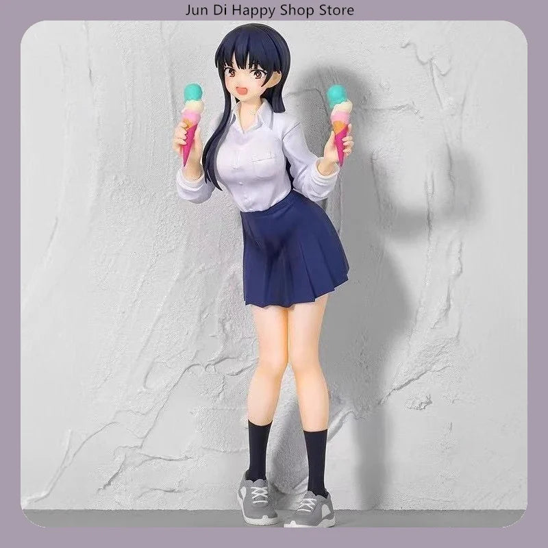 My Dangerous Things in Mind Yamada Anna with Ice Cream 18cm Standing Pose Anime Figure Statue PC Case Decoration Gift