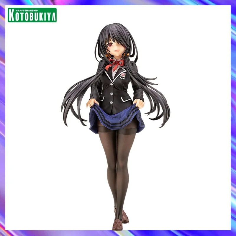 Original in Stock KOTOBUKIYA DATE A LIVE Kurumi Tokisaki School Uniform 1/7 Figures Model Toys Gifts Collection Ornaments