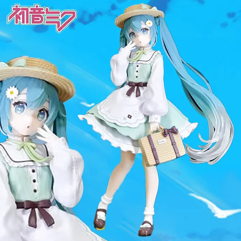 Original Fashion Hatsune Miku Country Anime Figure Toys Action Figurine PVC Model Collection Doll Birthday Gifts