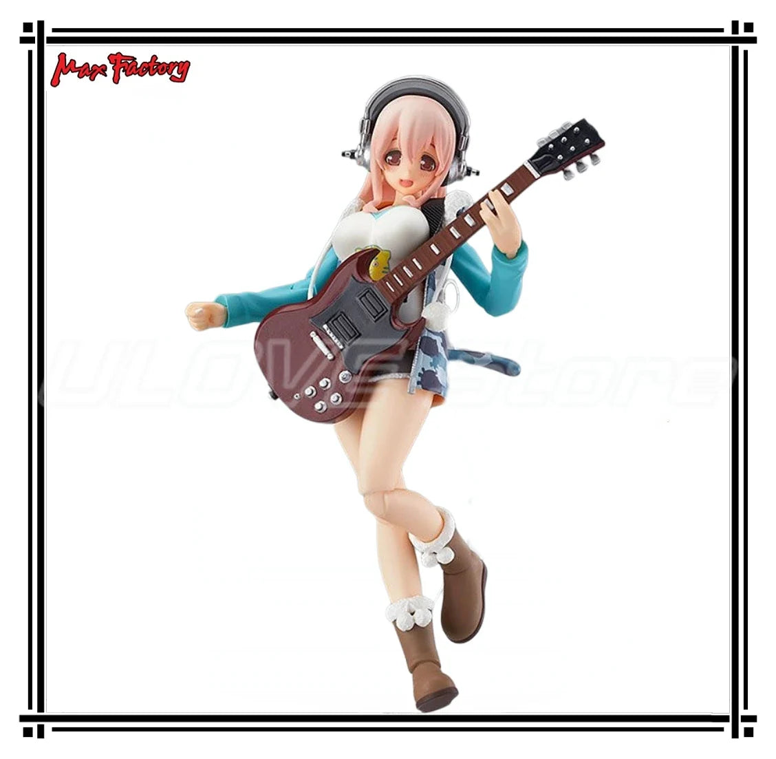 Original Max Factory Figma SUPER SONICO Action Figure Model