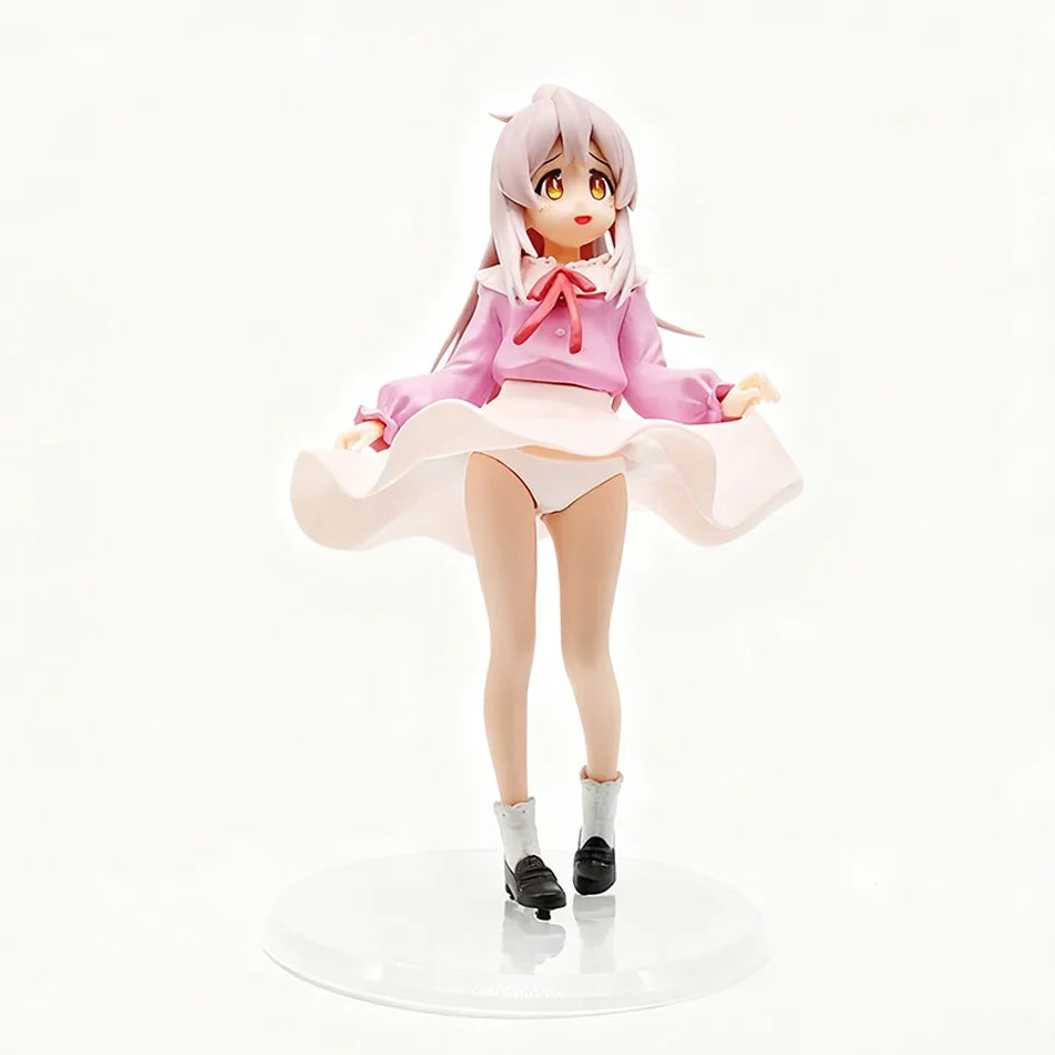 In-Stock 18cm Ooyama Mahiro Standing Pose Dress Figure - Cute Anime Model, Collectible Toy, Birthday Gift, Mysterious Surprise