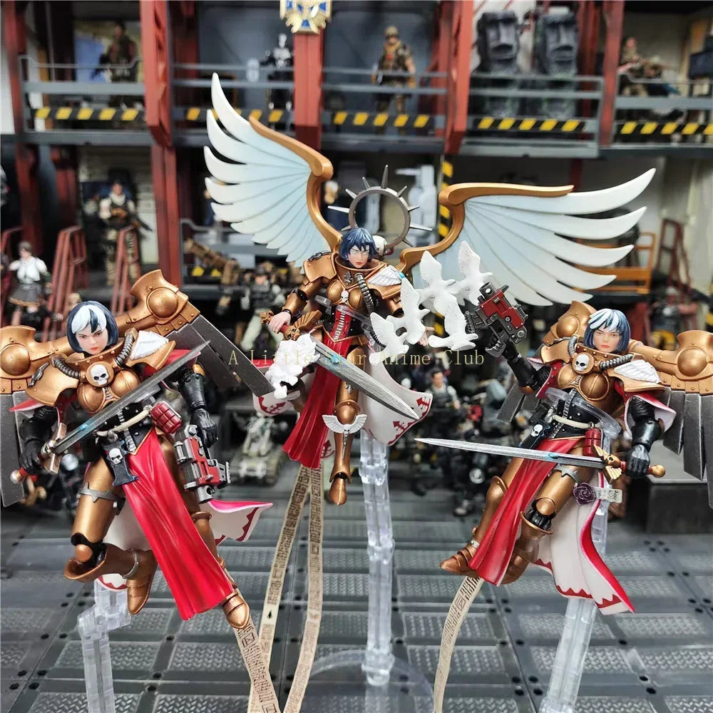 JOYTOY Genuine Original Dark Source Warhammer 40K 1/18 Sisters Celestine Living Saint (set of 3) Animation Series Toy Collection