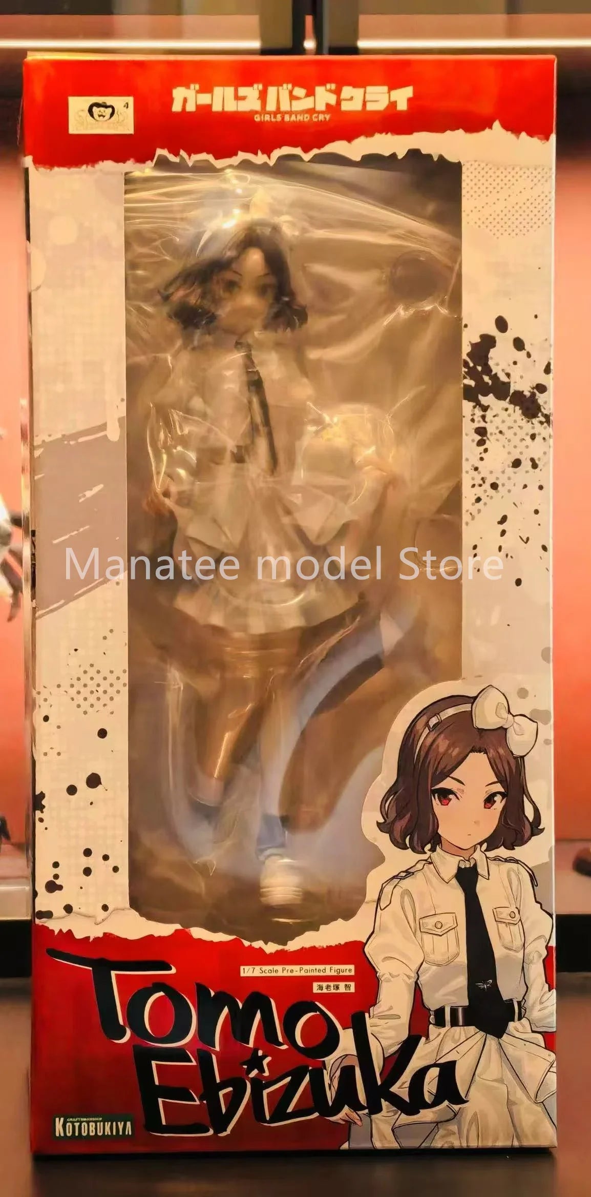  Kotobukiya Original Girls Band Cry Tomo Ebizuka 1/7 PVC Action Figure Anime Model Toys Collection Doll Gift