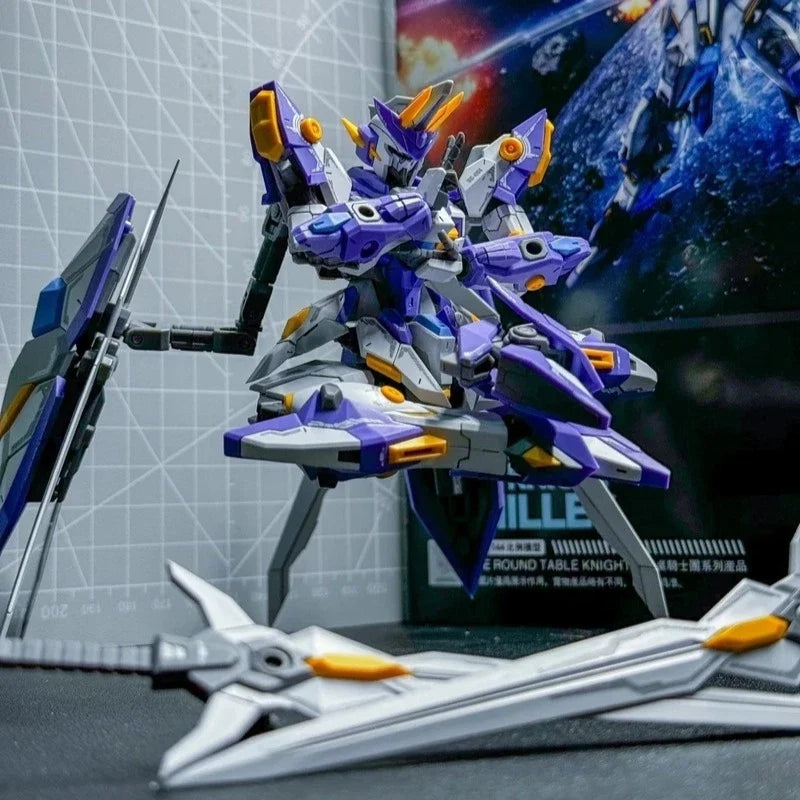 1/144 SNAA THE ROUND TABLE KNIGHT SC-004 AEGIS KNIGHT ACHILLES  Action Figure Mecha Assembly Model Kit Collectible Boy Toys Gift