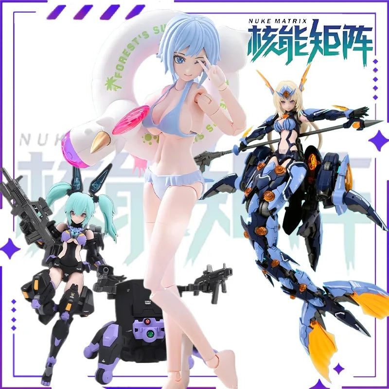 New Stock Genuine NUKE MATRIX Machine Assembly Model Forest Summer Vivian Haye Summer Shining Movable Model ToyCollectibles Gift