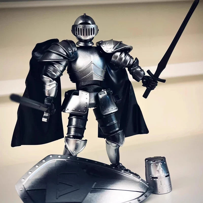 Medieval Knight  Lucky 13 Doll Figure Movable Joint Puppet Joint Building Block 3D Assembled Boy Toy Gift Building Blocks