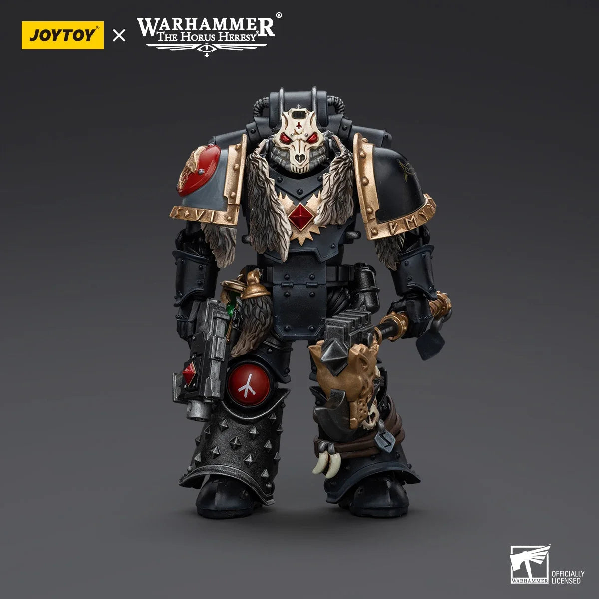 Joy Toy Warhammer 40K Space Wolves Geigor Fell-Hand Action Figure 1/18 12cm Collectible Children Toys Warhammer Birthday Gift