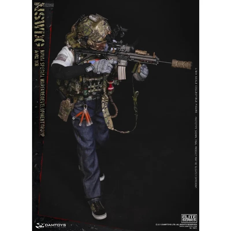DAMTOYS Original ELITE SERIES Series US Navy Special Operations Squadron AOR2 Camouflage Version Mobile Soldier Model Collect