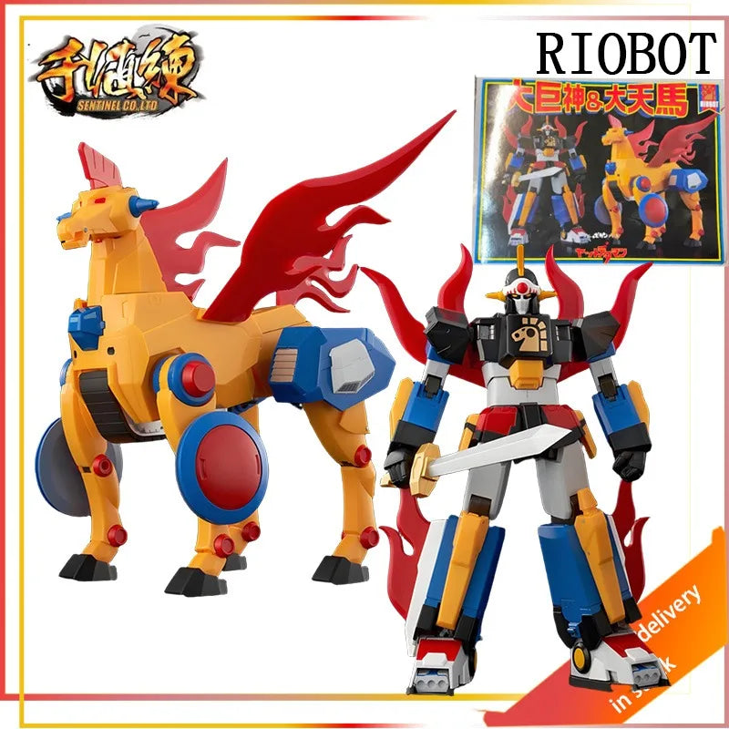 Sentinel-toys  Original Mecha Integrated RIOBOT Series Letin/Mega Man/Giant God&Pegasus Action Figure Model Toys Movable Mode