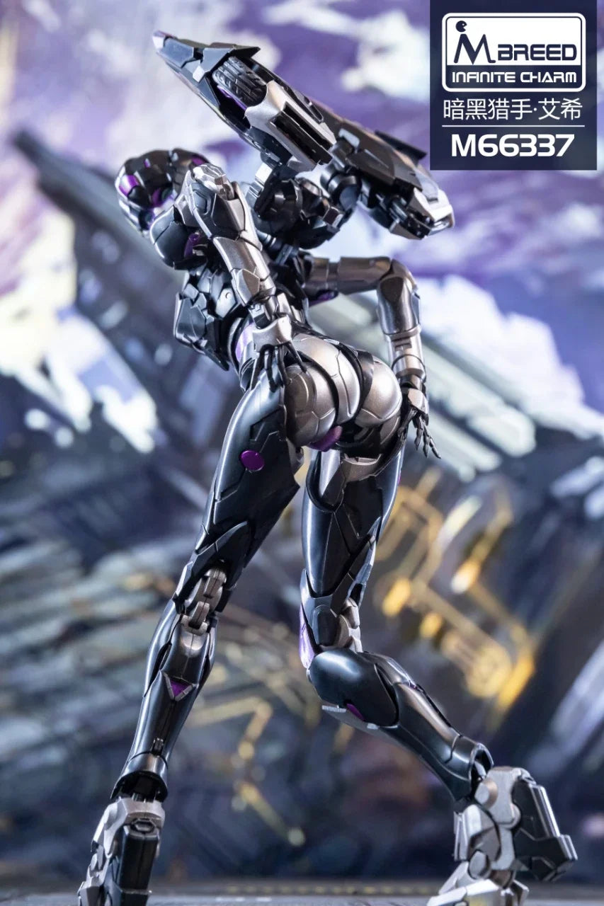 M Breed M66337 Charmaine M Darkened Skye Arcee KO RIOBOT Transformation Assembly Action Figure With Box