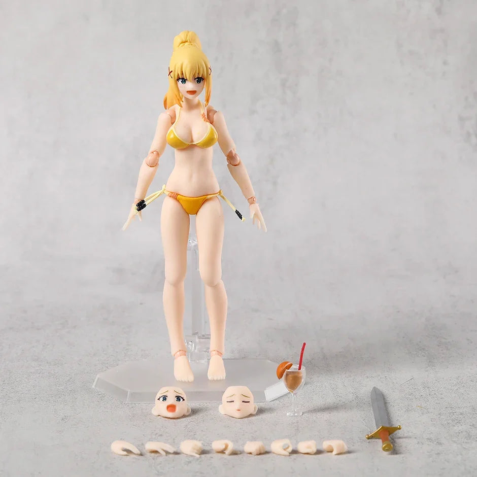 figma Darkness Swimsuit ver. EX-065 Action Figure PVC Toy Model Doll Collection Gift