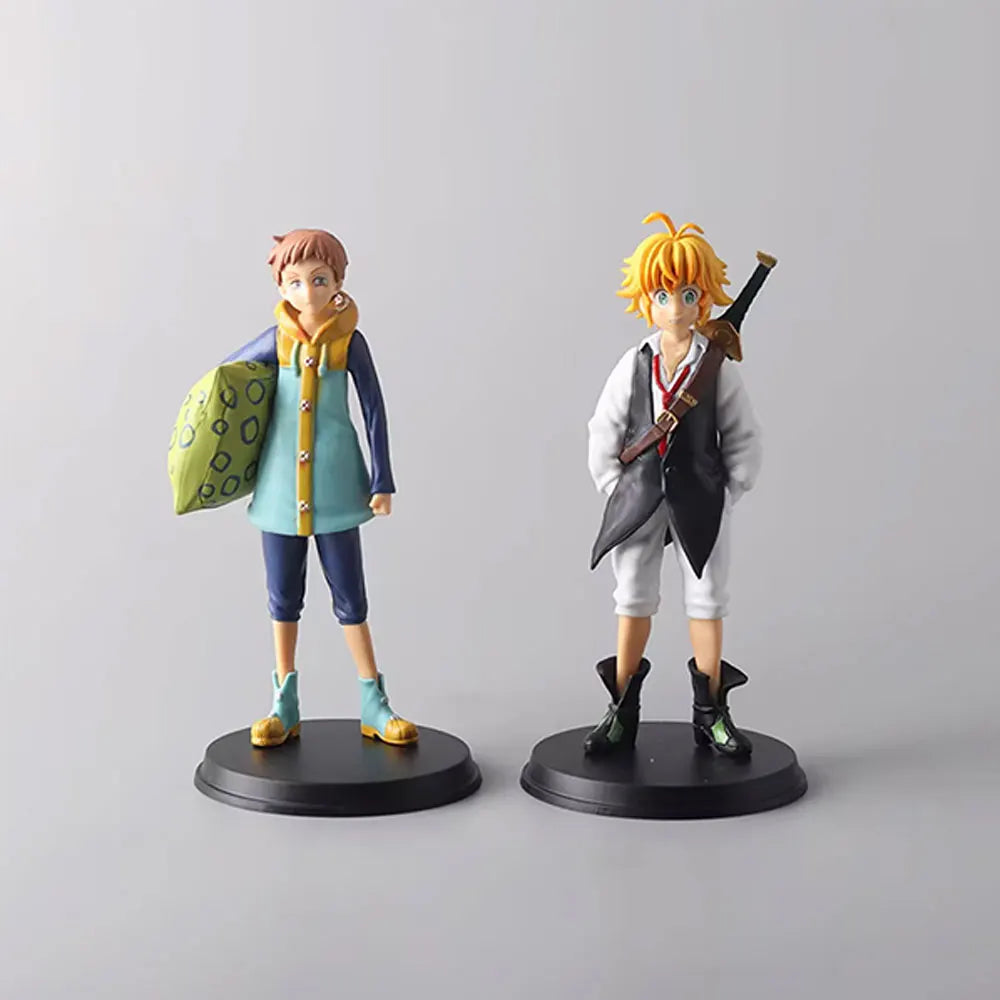 16CM The Seven Deadly Sins Figure Meliodas King Standing Animation Model gift doll collection decoration PVC