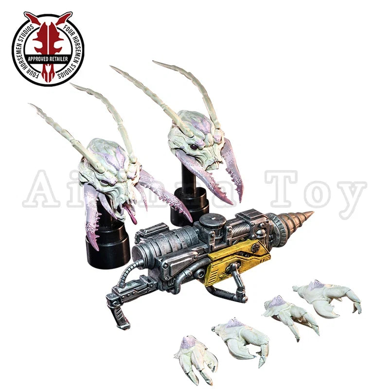 Four Horsemen Studio 1/12 6inch Action Figure Cosmic Legions Outpost Zaxxius Sphexxian Mine Worker Anime Model Toy