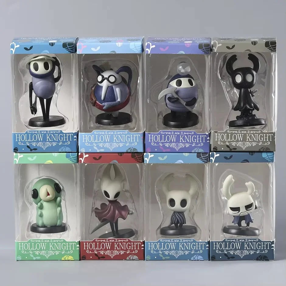 Hollow Knight Silk Song Knight Hornet Grub Zote Quirrel Shade Cornifer Myla Pvc Figures Q Version Collection Model Doll Toy Gift